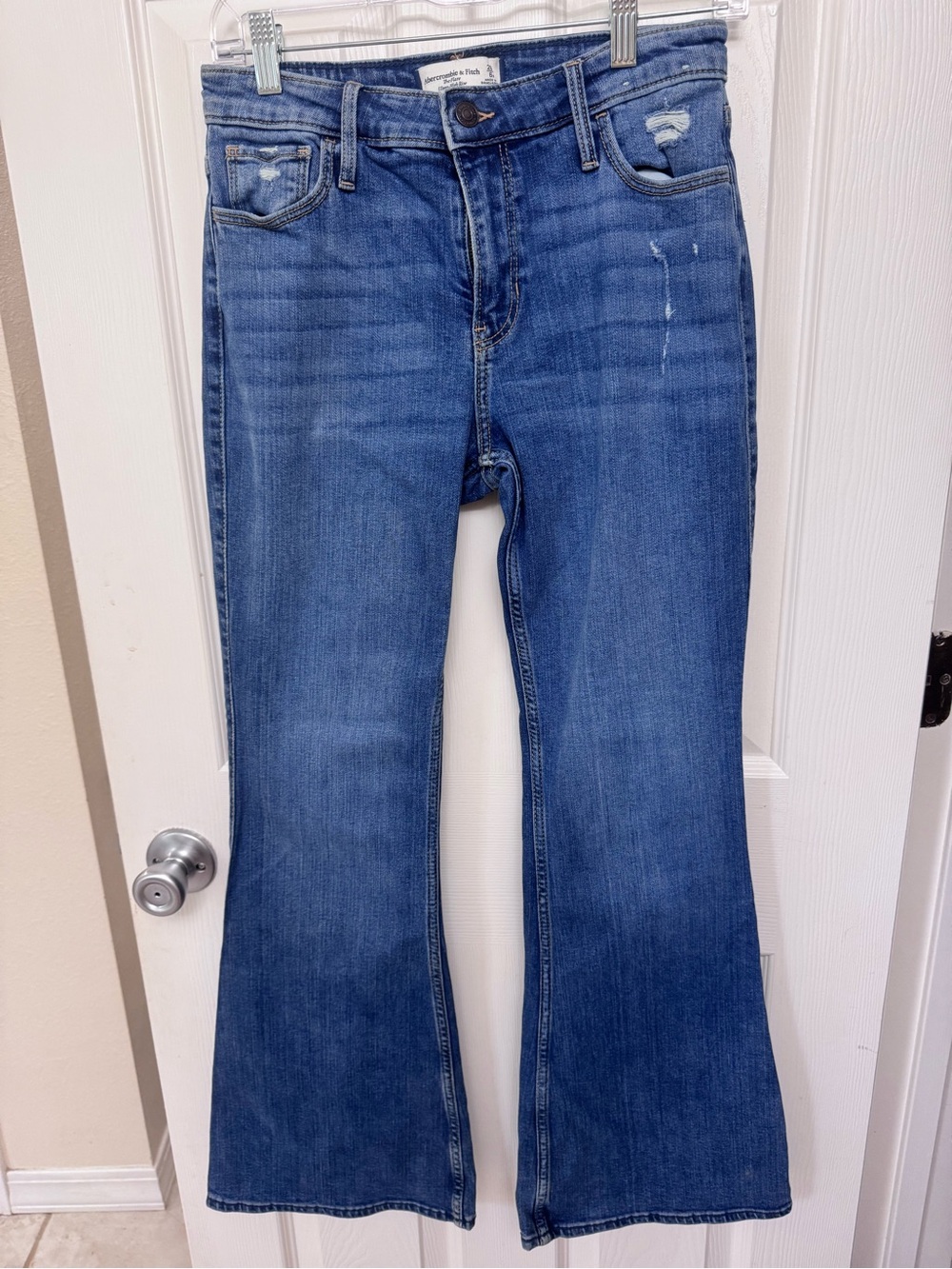 Abercrombie & Fitch Women's Blue Flare Jeans